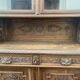Henri II two-body buffet carved from solid wood