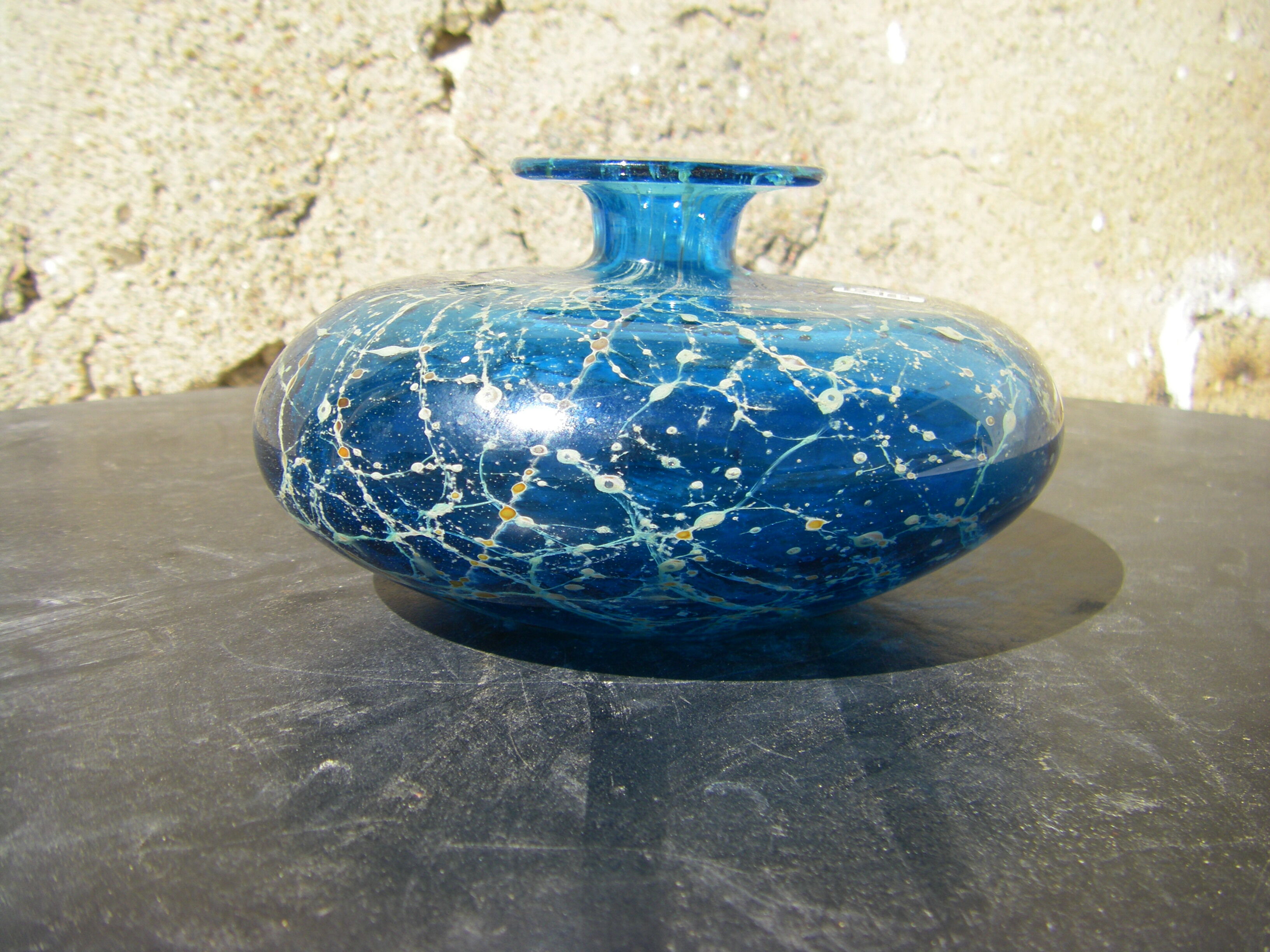 Vase en verre vintage