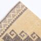 Cream Brown Oriental Turkish Runner Rug, 80x373Cm