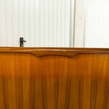 Scandinavian teak bed 1960 140x190 with table and light