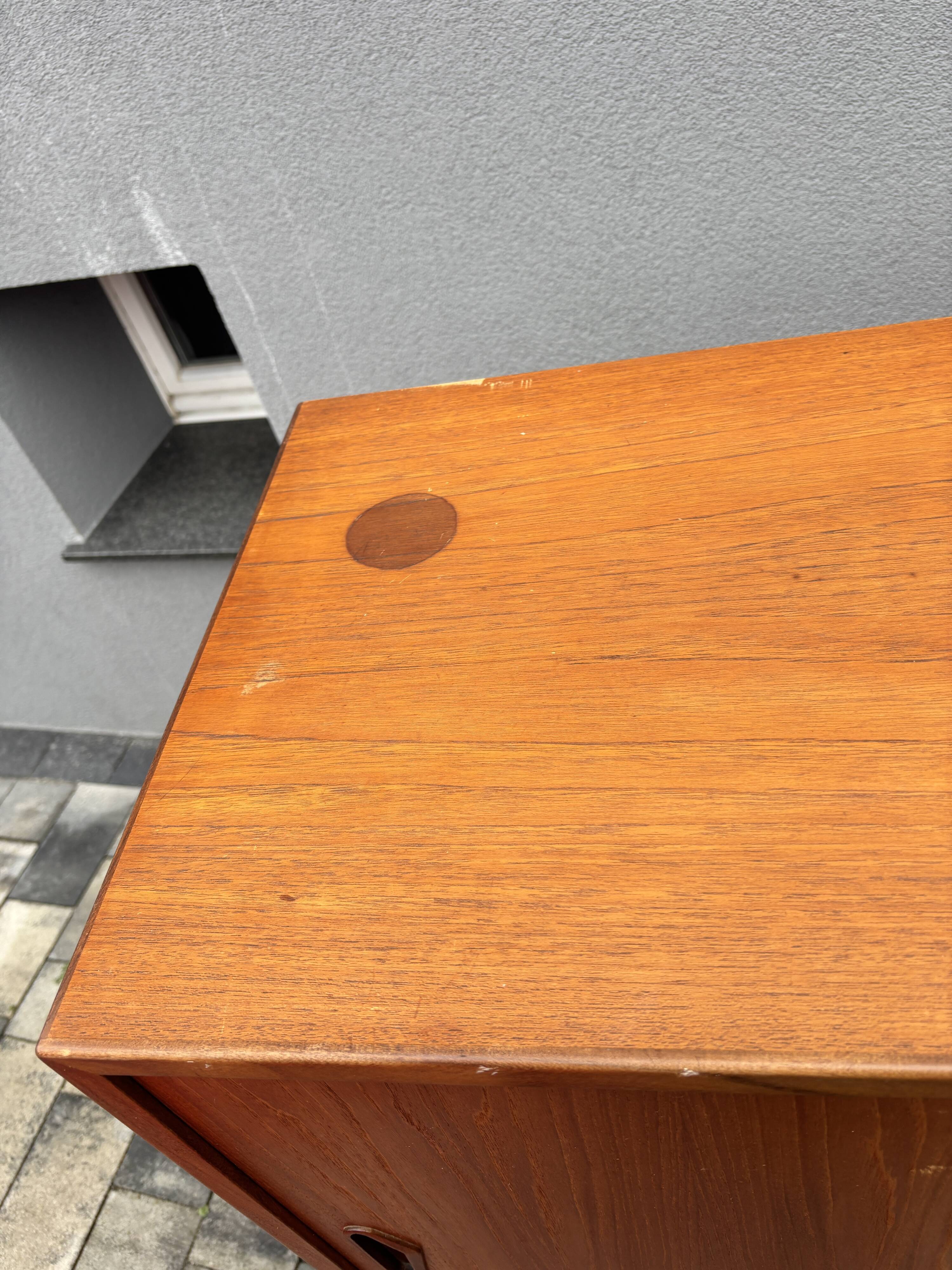Teak sideboard, Denmark, 1970s