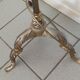 Floor lamp bronze brass lampshade glass paste