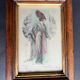 Framed fashion engraving