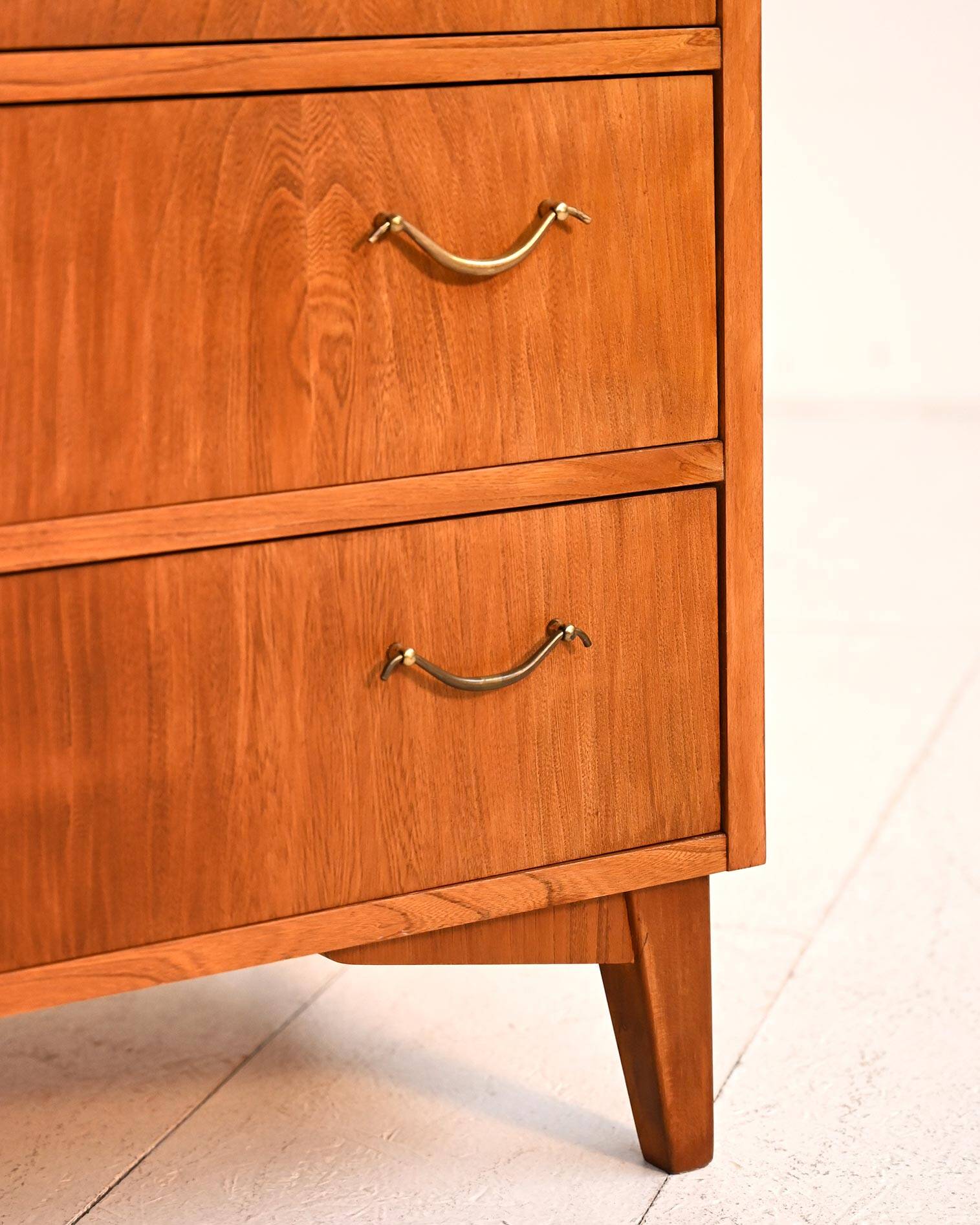 Scandinavian teak chest of drawers, 1960s