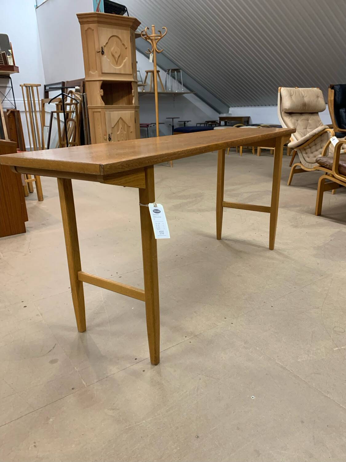Scandinavian oak console, Edsbyverken, Sweden, 1960