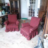 Paire de fauteuil Napoléon III