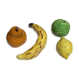 Ceramic fruits