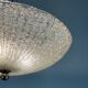 Ceiling chandelier in murano art deco glass