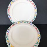 Six Villeroy and Boch Indian Look dessert plates