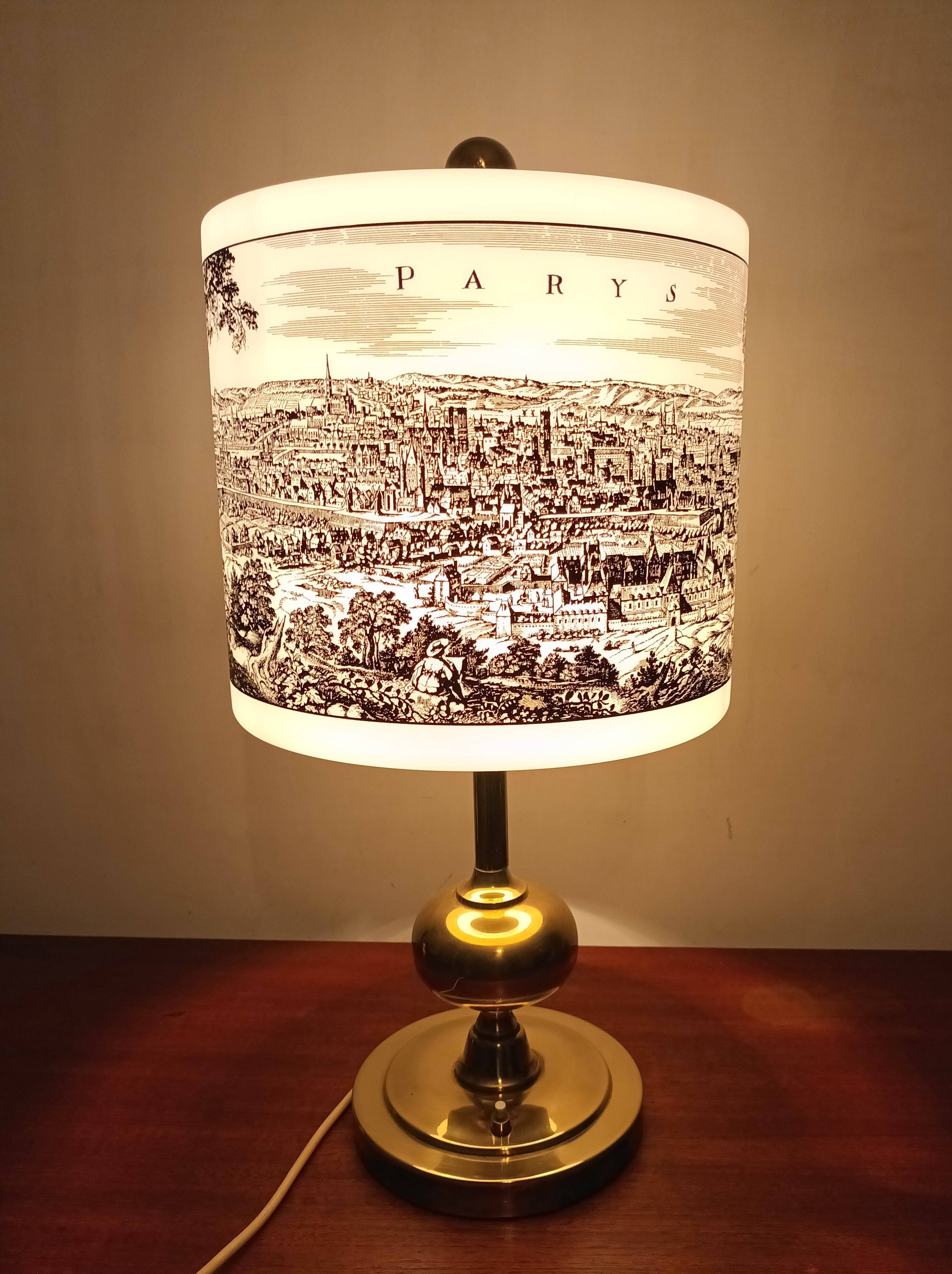 Philips lamp "Parys, Bordeaux" of the 60s