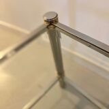 Table basse double plateau verre