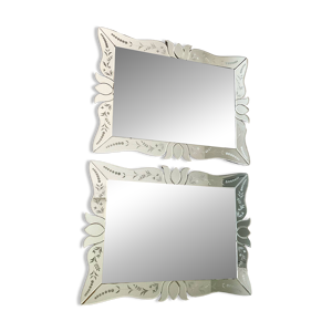 Paire de miroirs style