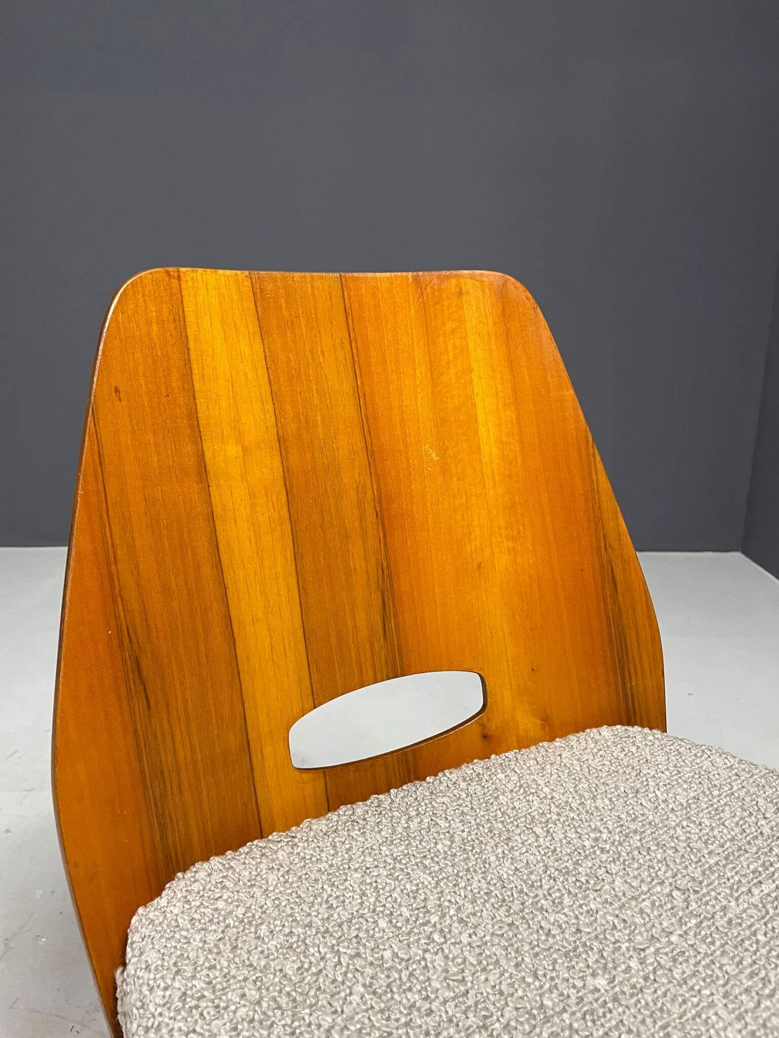 Set of four Tatra dining chairs, Czechoslovakia, 1960s