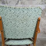 Fauteuil pied compas scandinave