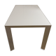 Office design albed nile – white glass – 120x80 cm