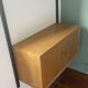 Wall shelf wood and metal