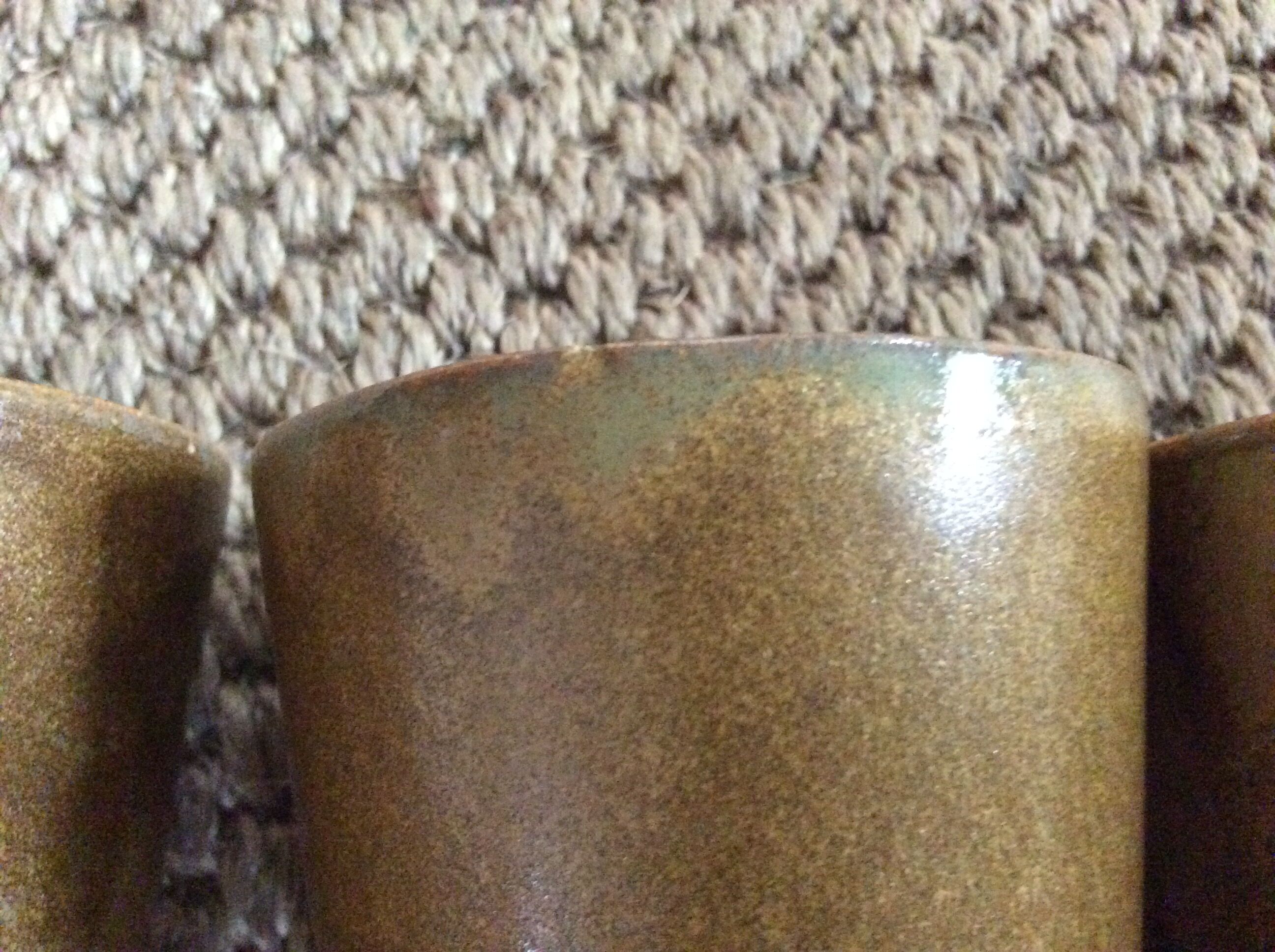 Série de 6 tasses en grès