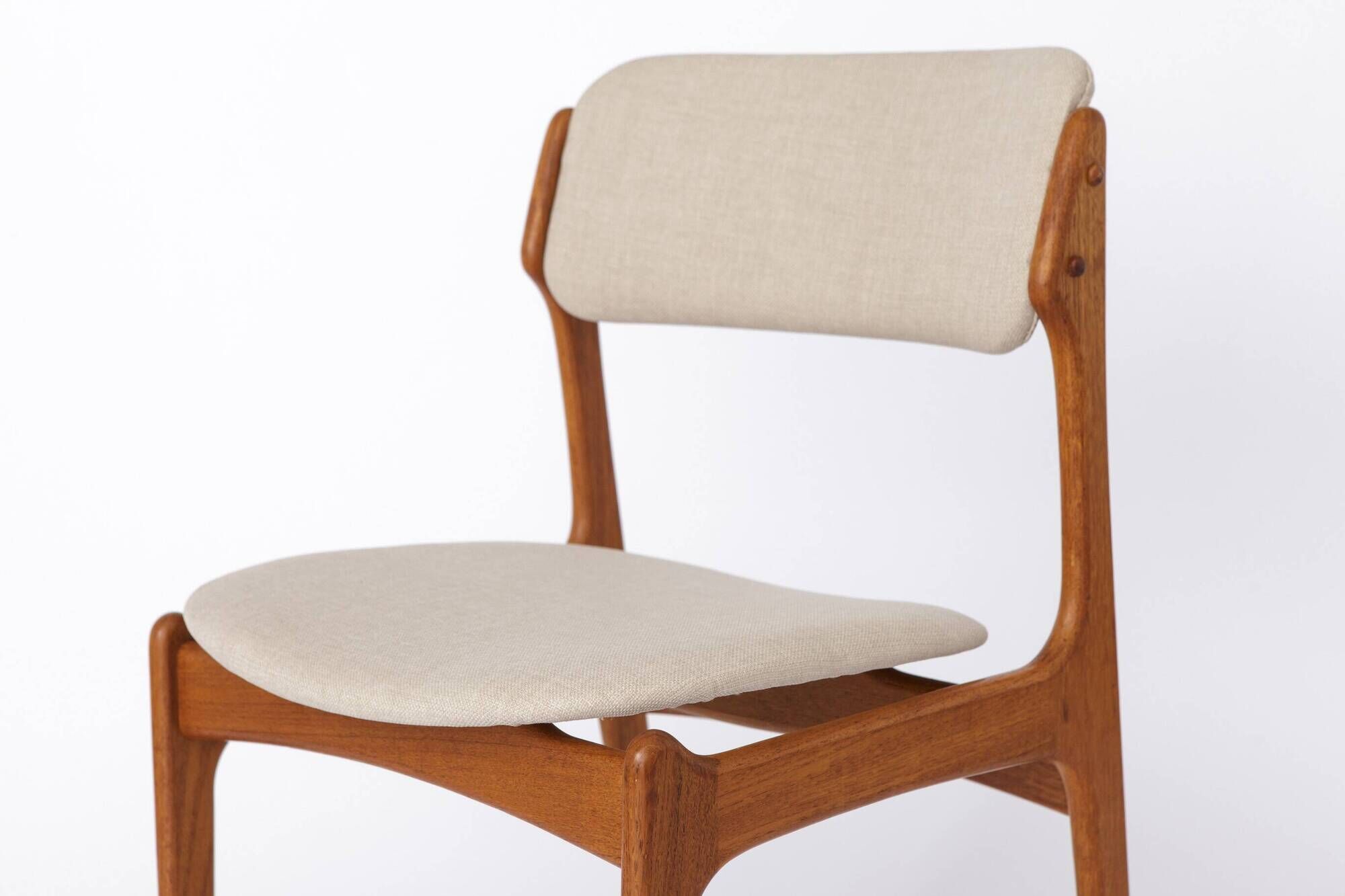1 of 8 Erik Buch Chair 1960s Danish Teak Vintage
