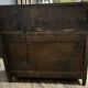 Commode scribanne époque Louis XVI en ronce de noyer à décor marqueté