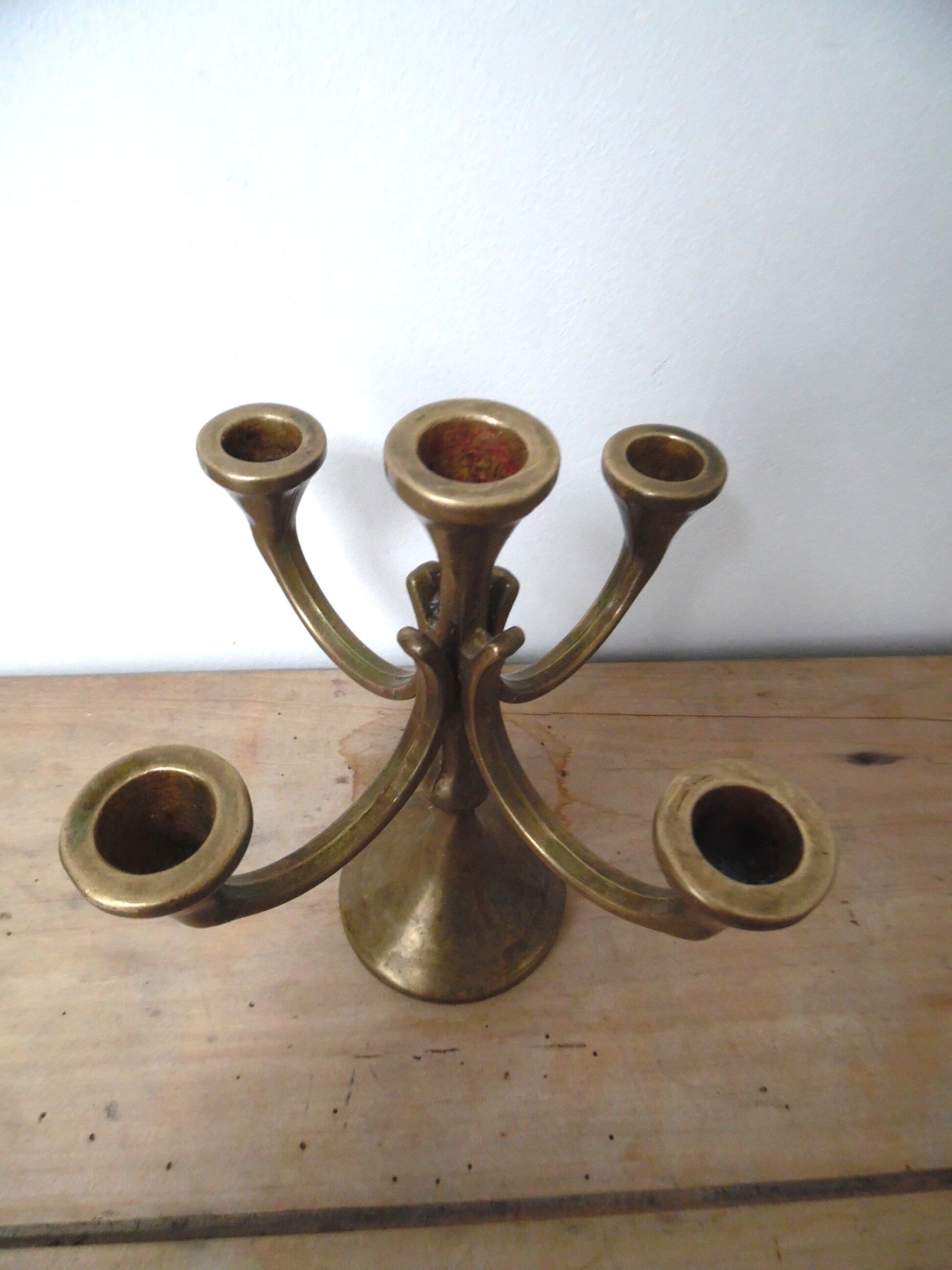 Brass candlestick 5-arms
