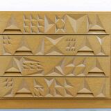 Mid-century brutalist oak sideboard