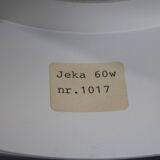 Rare golden pair of Danish design lamps - Jeka Metaltryk model 1017 - great condition.
