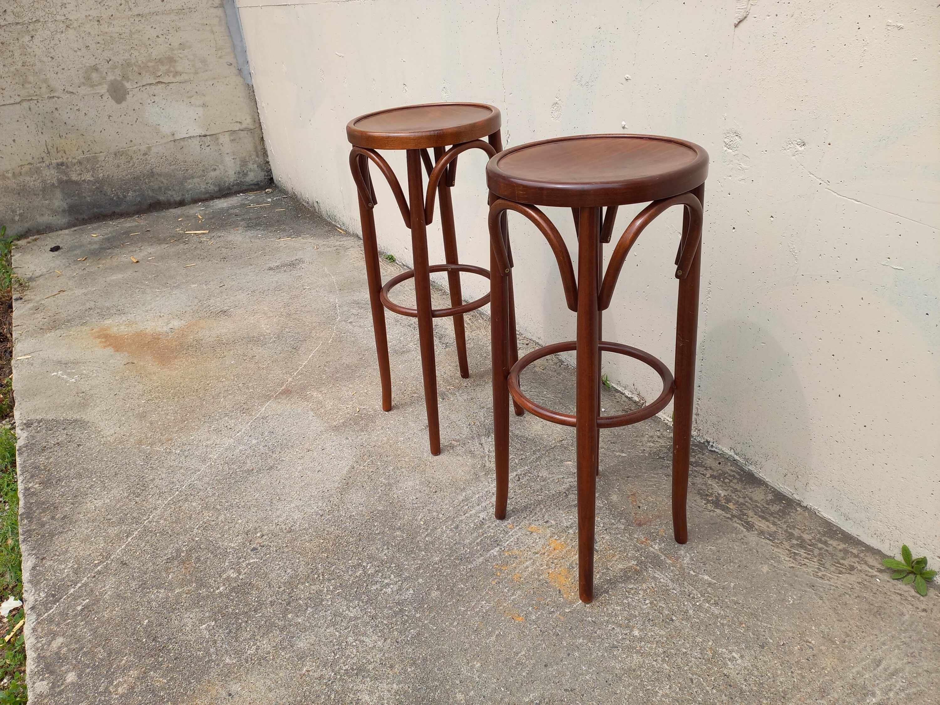 Paire de tabourets de bar
