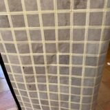 Cowhide rug, silver-grey patchwork