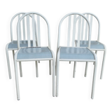 Set of 4 Robert Mallet-Stevens chairs, 1960s