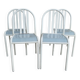 Ensemble de 4 chaises Robert Mallet-Stevens, années 60