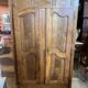 Transition style 2-door wardrobe in natural wood, 19th century