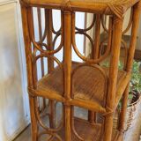 Rattan shelf