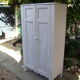 Old Paris wardrobe gray patina