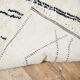 Moroccan carpet white 266x157cm