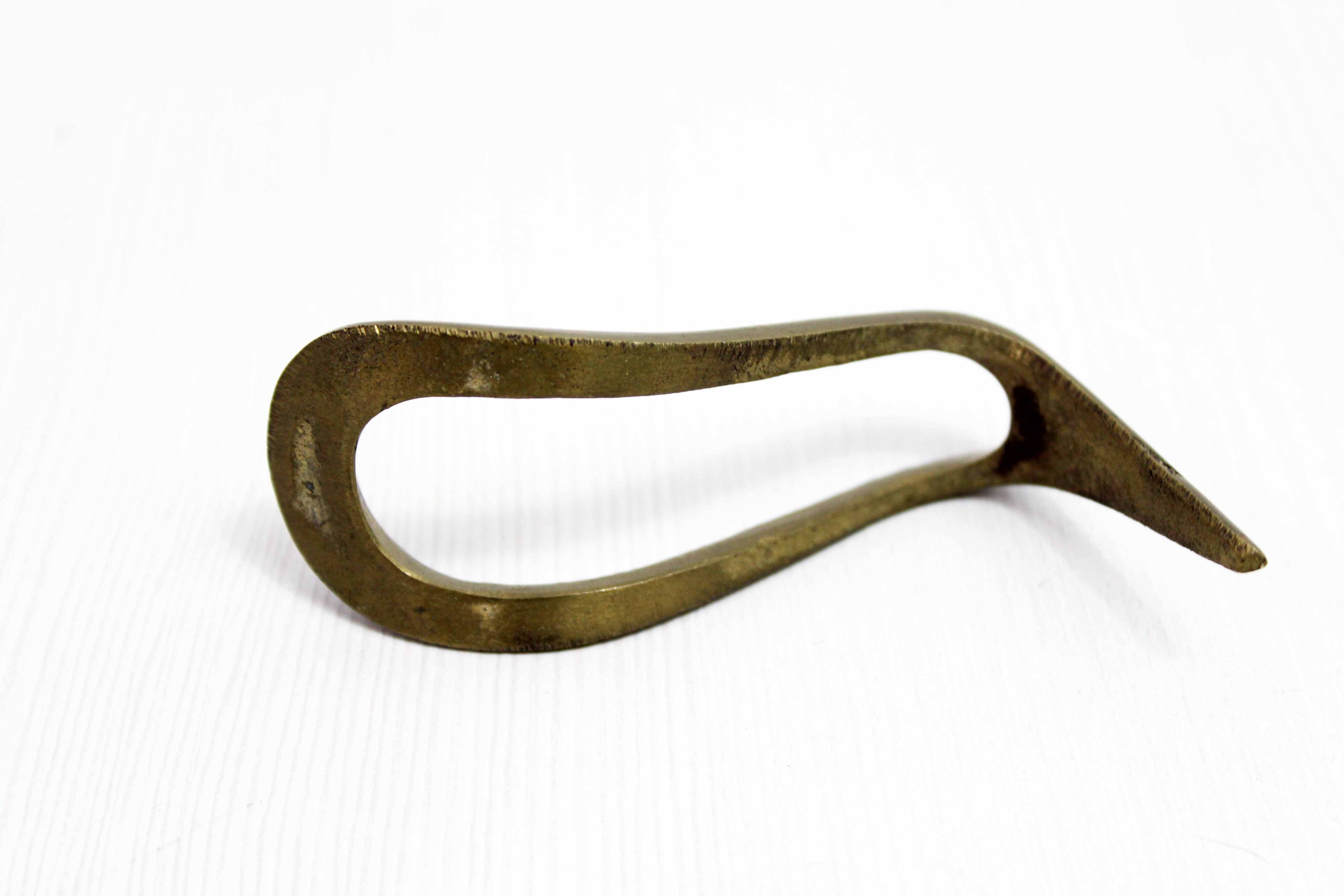 Vintage brass pipe holder