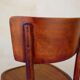 Série de 4 chaises bistrot vintage par Mahieu