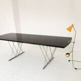 Grande lampe Italienne à contrepoids en laiton de design 50