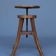 Industrial adjustable piano stool. 1930s