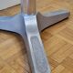 Vintage aluminium bistro table, 70 cm