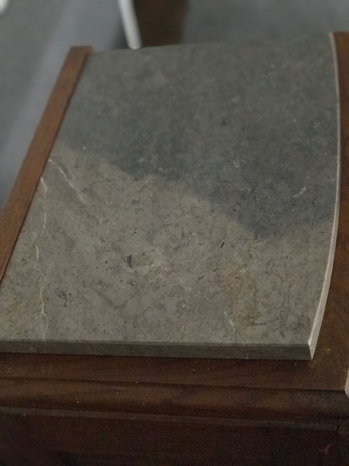 Art deco style bedside table from the 50s marble