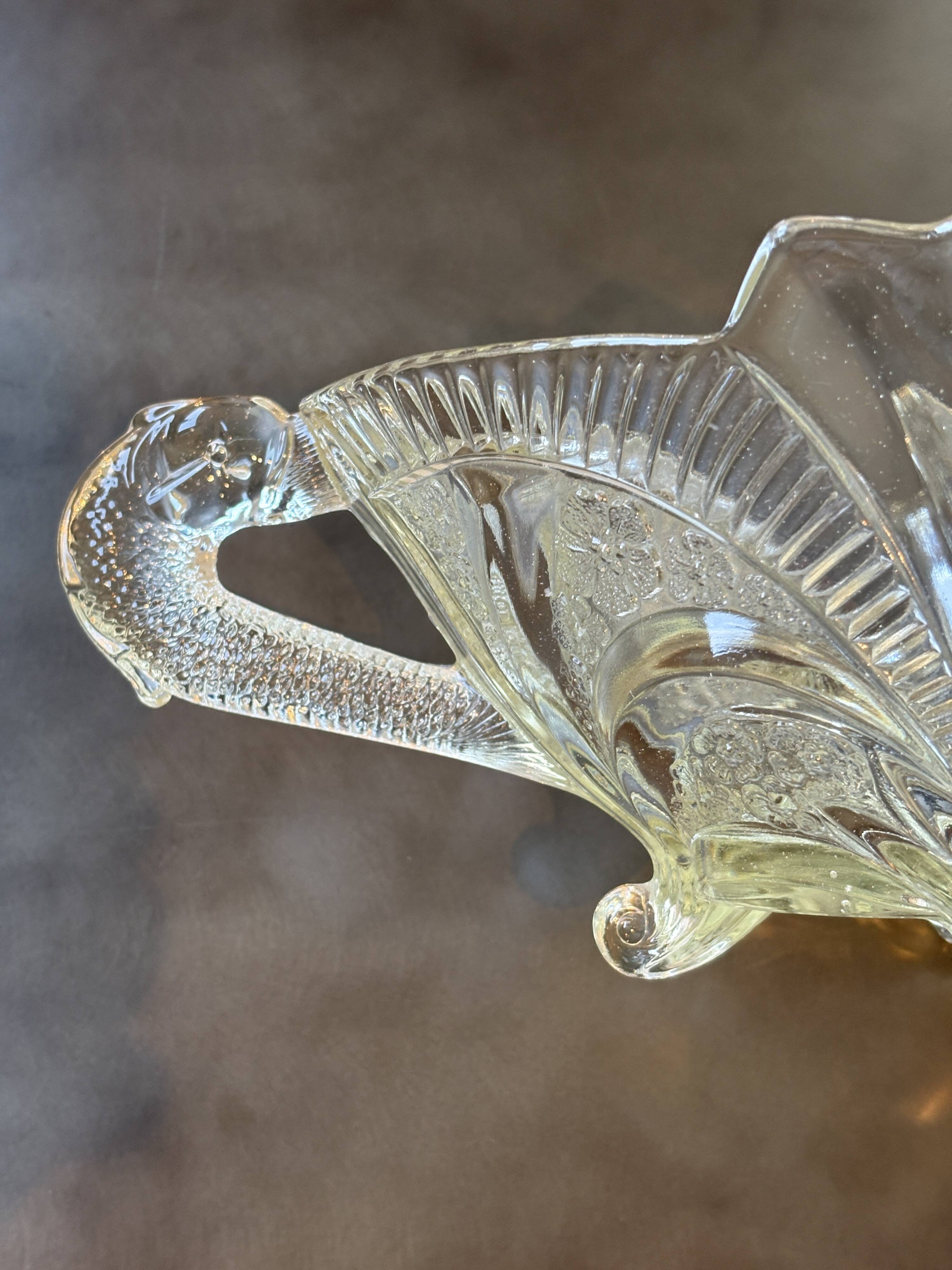 Art Deco fruit bowl with snakes