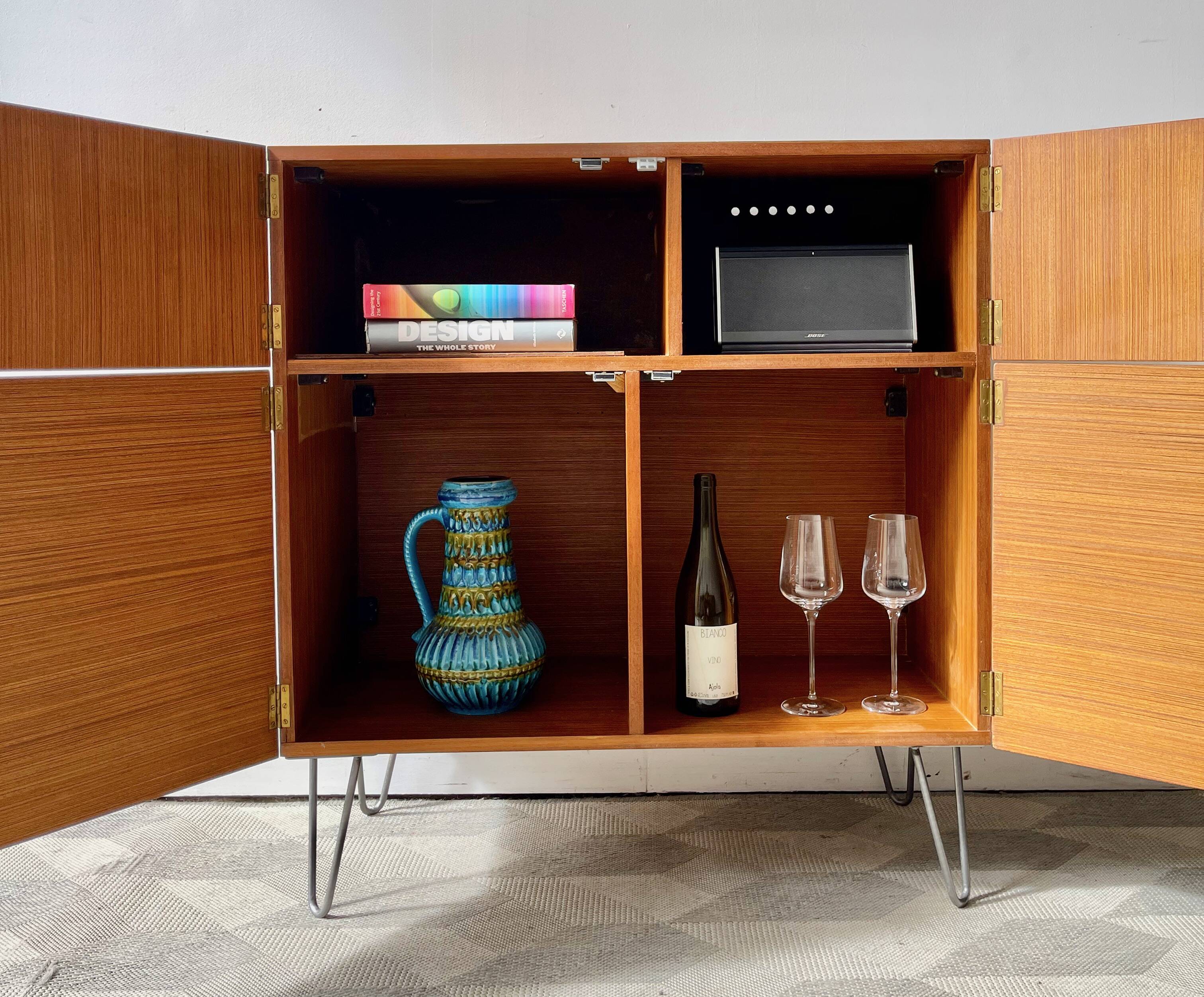 Vintage teak cabinet sideboard