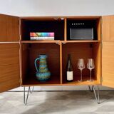 Vintage teak cabinet sideboard