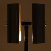 Rare Table Lamp in Stainless Steel by J. Bouvier, France, 1970s