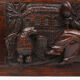 17th Century Gothic Hand Sculpted Oak Panel, Belgium