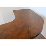 Vintage desk "Boomerang" solid wood 1950