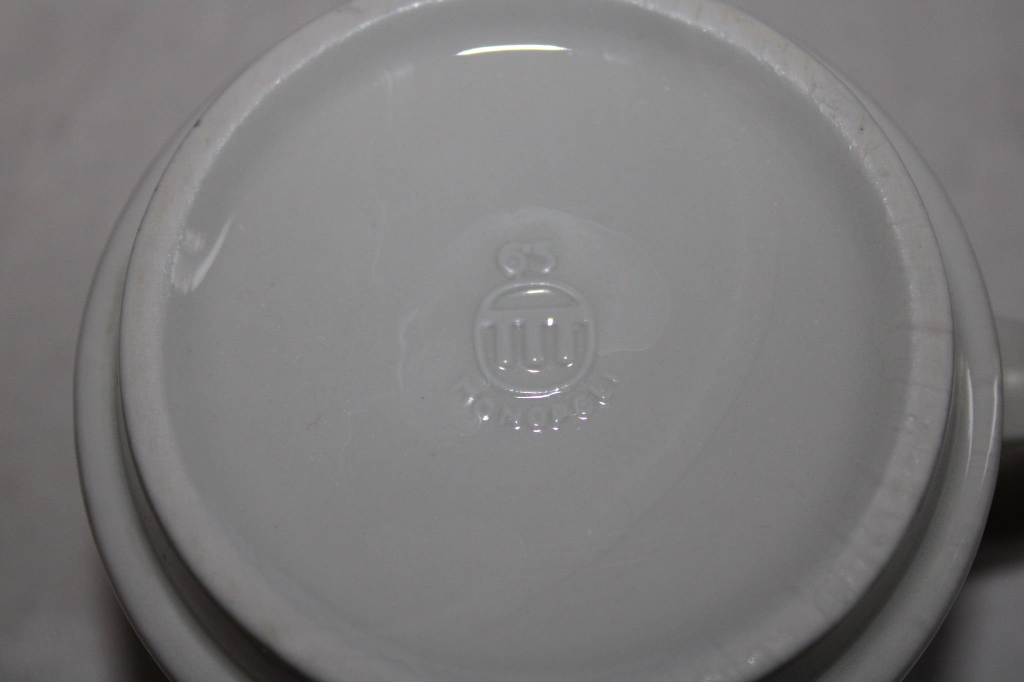 Set of 3 large cups décor 4-leaf clover Monopoli made in Italy