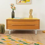 Commode en placage de chêne, années 1960