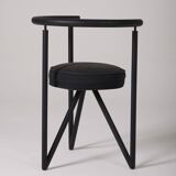 Black chair "Miss Dorn" Philippe Starck
