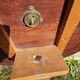 Antique mahogany and mahogany veneer pedestal table